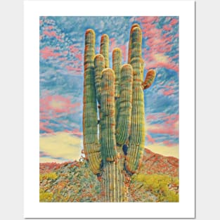 Cactus T-Shirt Posters and Art